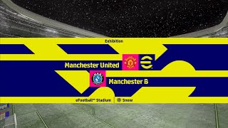 Playing the Manchester Derby IN THE SNOW INSANE ENDING 🔥 eFootball 2025 Mobile [upl. by Einna273]