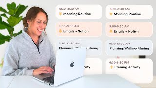 How to Design Your IDEAL Weekly Schedule [upl. by Oiromed262]