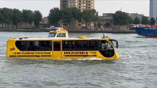 WATERBUS  SPLASHTOURS  AMFIBIEBUS ROTTERDAM NETHERLANDSTOP [upl. by Wesle713]