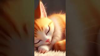 little kitty taking nap kitty cat [upl. by Hoehne]