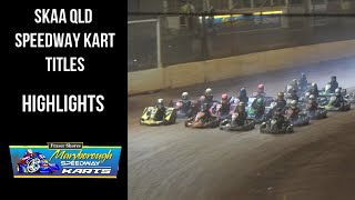 SKAA QLD Speedway Kart Titles  Highlights  Maryborough Speedway  652023 [upl. by Jaylene730]