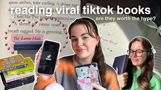 reading viral books for a week 🪻🧚🏼‍♀️  spoiler free reading vlog [upl. by Mathias]