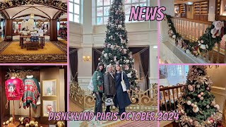 NEWS DISNEYLAND PARIS OCTOBER 2024  CHRISTMAS DISNEYLAND HOTEL  NEW MERCHANDISE [upl. by Neyut430]