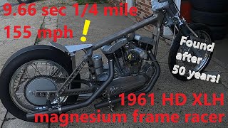 LARRY NANCES MAGNESIUM FRAME SPORTSTER  FOUND AND RESTORED AFTER 50 YEARS [upl. by Eleinad]