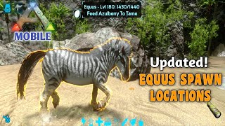 Ark Mobile Equus Spawn Locations Part 2  Equus Location Ark Mobile  2024 [upl. by Novart]