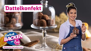 Fruchtiges Dattelkonfekt  Süße Geschenkidee  Rezepte für Lidl von Sallys Welt [upl. by Annayoj342]