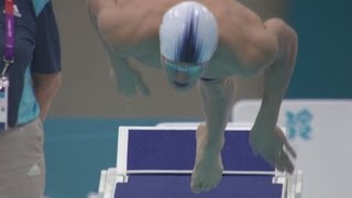 Mens 400m Freestyle  Heats  London 2012 Olympics [upl. by Anitsirhk]