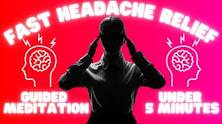 Guided Meditation For Headache Relief In Under 5 Minutes [upl. by Hannaoj403]