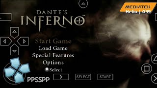 Dantes Inferno PSP Gameplay PPSSPP Android  Mediatek helio g99 [upl. by Annirak]