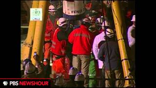 The First Chilean Miner Is Rescued [upl. by Antonia]