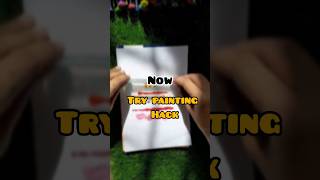 Painting hack part 1tranding craftchallenge papercraft painting hacks art short viralshort [upl. by Rochus]