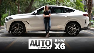 BMW X6 primeiro SUV cupê fica maior mais potente e tecnológico — tem até grade iluminada [upl. by Meagher371]