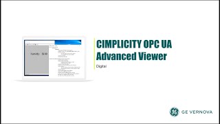 How to Use the CIMPLICITY Advanced Viewer with OPC UA [upl. by Llennoc]