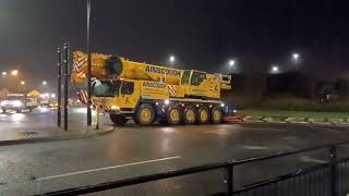 Giant crane arrives at Northumberland Park ahead of station build [upl. by Bergin335]