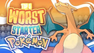 Top 5 Worst Starter Pokemon [upl. by Anaujahs]