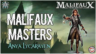 Malifaux Masters Anya Lycarayen Explorers Society [upl. by Nnayd]