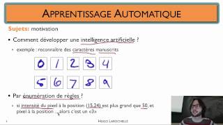 Apprentissage automatique 11  Concepts fondamentaux  motivation [upl. by Ruyle215]