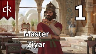 Master Ziyar  Crusader Kings 3  Part 1 [upl. by Eimilb]