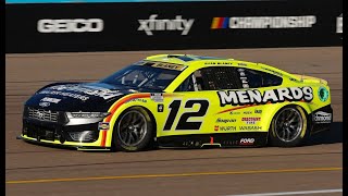 Ryan Blaney  Onboard  2024 NASCAR Cup Series Championship Race  Stage 1 [upl. by Aivin]