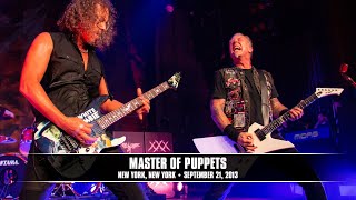 Metallica Master of Puppets New York NY  September 21 2013 [upl. by Nnayram849]