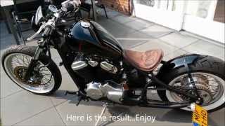 Honda Shadow VT 600 C Bobber  Custom Blinkers [upl. by Waddell61]