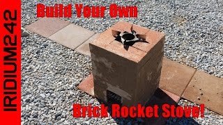 Build Your Own Brick Rocket Stove [upl. by Atikat]