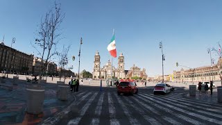 Manejando en Ciudad de México  Zócalo Centro Histórico CDMX  4k [upl. by Nyssa]