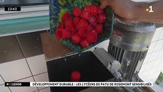 Semaine du développement durable  des lycéens de Patu de Rosemont sensibilisés aux bons gestes [upl. by Atirac]