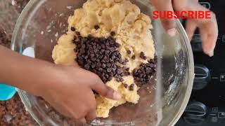 చాక్లెట్ చిప్ కుకీస్  Eggless Chocolate Chips Cookies  Chocolate Chip cookies [upl. by Acemaj145]