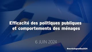 Efficacité des politiques publiques et comportements des ménages DÉBATPUBLIC [upl. by Salomo379]