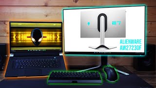 My New Alienware Gaming Setup 20 Featuring X17 r2 and AW2723DF [upl. by Phox]