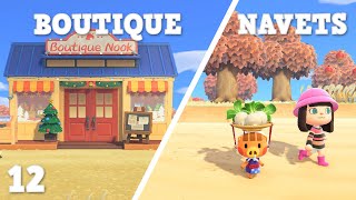 BOUTIQUE agrandie et technique des NAVETS 💵  12 Animal Crossing New Horizons [upl. by Airasor]