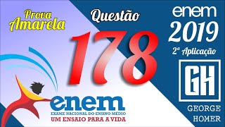 Enem 2019  Questão 178  Prova Amarela  2ª Aplicação [upl. by Silvers201]