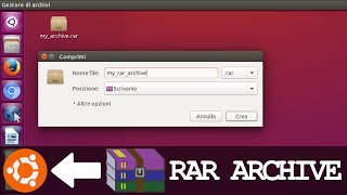 Create and Extract RAR Archives on UBUNTU like WinRar [upl. by Atteragram]