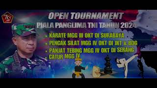 OPEN TOURNAMENT PIALA PANGLIMA TNI TAHUN 2024 [upl. by Yensehc680]