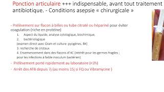 8  Arthrite septique adulte Dr Amélie Ménard Pr Xavier Flecher [upl. by Pelaga]