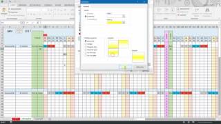 Excel Schichtplan erstellen Teil8 bedingte Formatierung [upl. by Pine]