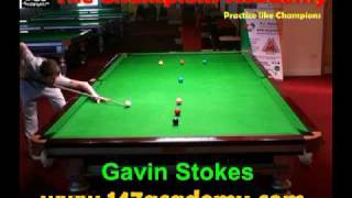 PJ NOLAN SNOOKER ACADEMY PLAYER  GAVIN STOKES  CARLOW [upl. by Elena342]