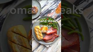 Easter Dinner Made Easy With Omaha Steaks [upl. by Amocat]