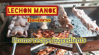 LECHON MANOK BUSINESS PROMO RECIPE INGREDIENTS [upl. by Atal]