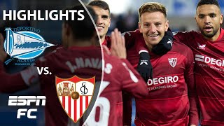 Sevilla advances in the Copa del Rey thanks to Ivan Rakitic  ESPN FC Highlights [upl. by Zemaj723]