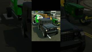 Car se thresher aur trolley kaise jode shots viralvideos tractorgame [upl. by Berard482]