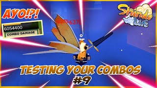 Testing your combos 9  Shindo Life [upl. by Ibba]