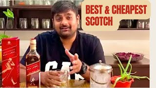 Johnnie Walker Red Label  Highest Selling Blended Scotch Whisky  Review And Unboxing [upl. by Ayt937]