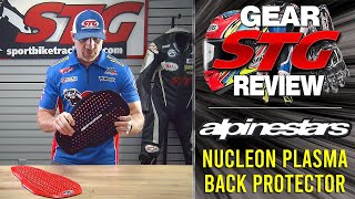 Alpinestars Nucleon Plasma Back Protector Insert Review from SportbikeTrackGearcom [upl. by Nivat]