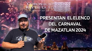 Anuncian los artistas que estarán en el Carnaval de Mazatlán 2024 [upl. by Eidoj]