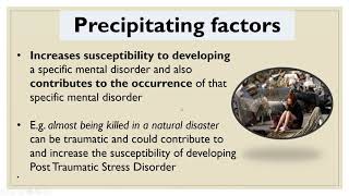 Biospsychosocial Framework 4P Factor Model Labelling Mental Disorders [upl. by Worrell]