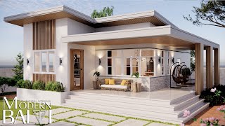 Simple and Elegant Modern Bungalow House Design  2Bedroom [upl. by Medwin740]