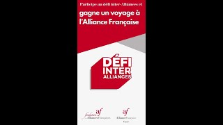 Promotion Défi Inter Alliances 2023 pour lAlliance Française de Nice France [upl. by Miller]