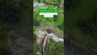 Discover the Majestic Staubbach Falls in Lauterbrunnen Village Switzerland [upl. by Nonohcle]